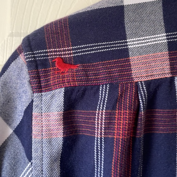 ❤️Mens Modern Amusement flannel button down Shirt size Medium - Picture 5 of 6